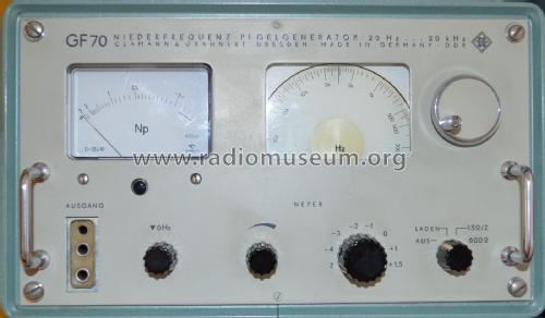NF-Pegelgenerator GF70; Clamann & Grahnert; (ID = 2600896) Equipment