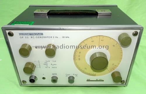 RC-Generator GF 22; Präcitronic Dresden, (ID = 2863574) Equipment