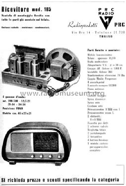 105; PRC Radio; Torino (ID = 1531477) Radio