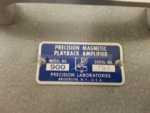 Magnetic Playback Amplifier 900; Precision (ID = 2966041) Ampl/Mixer