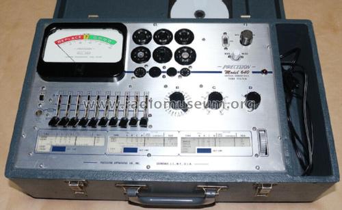 Cathode Conductance Tube Tester 640; Precision Apparatus (ID = 2826978) Equipment