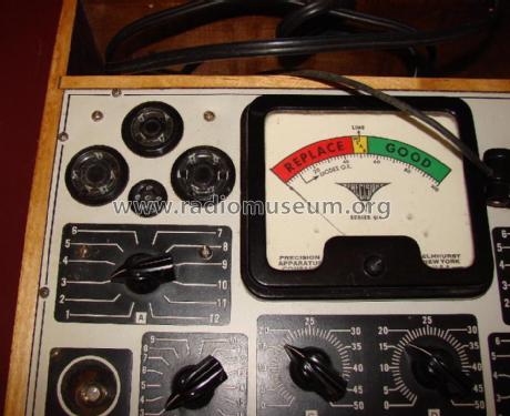 Electronamic Tube Tester / Dynamic Electronometer Series 912; Precision Apparatus (ID = 1741643) Equipment