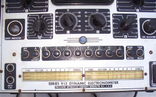 Electronamic Tube Tester / Dynamic Electronometer Series 912; Precision Apparatus (ID = 1127115) Equipment