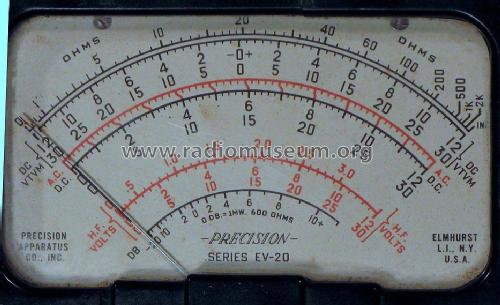 Vacuum Tube Voltmeter EV-20; Precision Apparatus (ID = 489471) Equipment