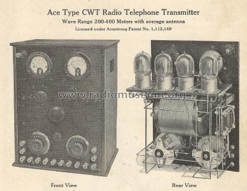 ACE Radio Telephone Transmitter Type CWT; Precision Equipment (ID = 2961080) Amateur-T