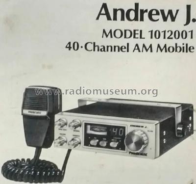 Andrew J. - 40 Channel AM Mobile 1012001; President (ID = 2569677) Citizen
