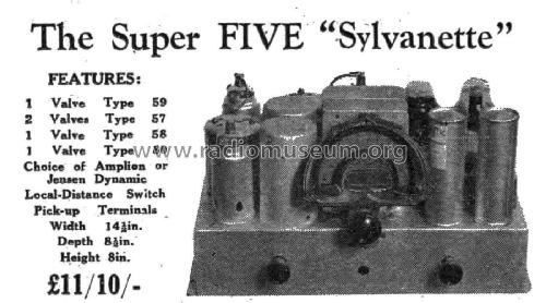 Super 5 Sylvanette ; Price’s Radio (ID = 2250681) Radio