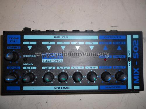 Portable Mixer Mix-502; Proel S.p.A.; Sant' (ID = 2383547) Verst/Mix