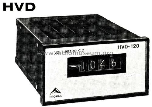 Amperímetro Electrónico HVD-340 Serie CA Panel; Promax; Barcelona (ID = 2249559) Equipment