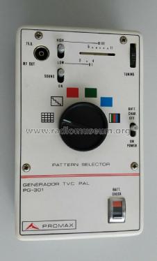 Color TV Pattern Generator PG-301; Promax; Barcelona (ID = 2561726) Equipment