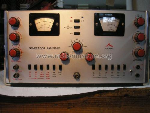 Generador RF AM/FM-213; Promax; Barcelona (ID = 1181368) Ausrüstung