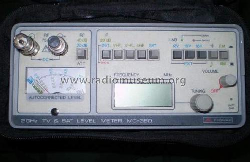 Medidor de Campo MC-360; Promax; Barcelona (ID = 1346329) Equipment