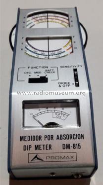 Medidor por Absorción - Dip Meter DM-815; Promax; Barcelona (ID = 2421605) Equipment