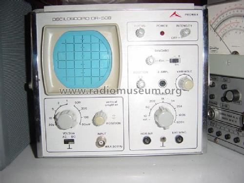 Osciloscopio OR-508; Promax; Barcelona (ID = 1357755) Equipment