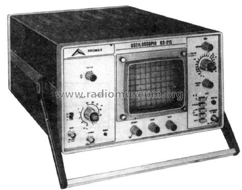 Osciloscopio OS-215; Promax; Barcelona (ID = 749344) Equipment