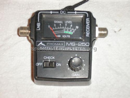 Satellite Signal Meter MS-250; Promax; Barcelona (ID = 1183379) Equipment