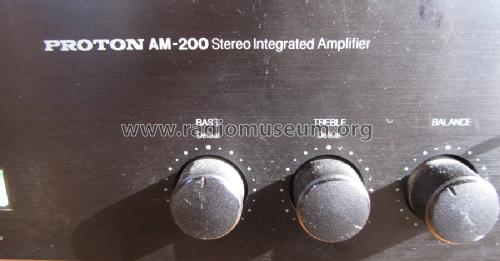 Stereo Amplifier AM-200; Proton Electronic (ID = 1548523) Ampl/Mixer