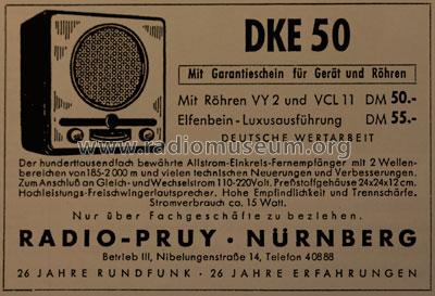 DKE50; Pruy, Radio-; (ID = 1344834) Radio