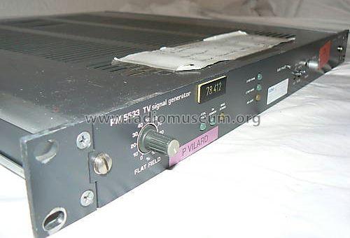 TV Signal Generator PM 5533; PTV, Philips TV Test (ID = 1301346) Equipment