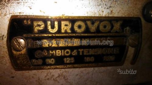 3V34; Purovox; Torino (ID = 2065367) Radio