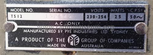 Compact Stereogram TS12; Pye Industries Ltd (ID = 2803173) Radio