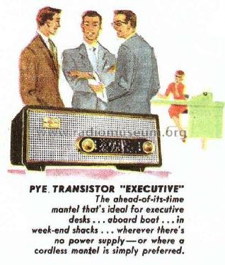 Transistor Executive TM6 Ch= R15-2A; Pye Industries Ltd (ID = 1912716) Radio