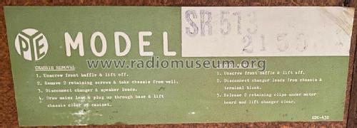 Fashion Stereogram SR513; Pye Industries Ltd (ID = 2671471) Radio