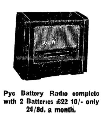 Battery Radio ; Pye Ireland Ltd.; (ID = 1553994) Radio