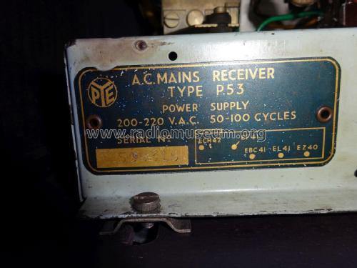 Radiogram P53; Pye Ireland Ltd.; (ID = 2309514) Radio