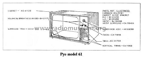 61; Pye Ltd., Radio (ID = 1240494) Television