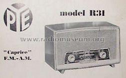 Caprice R31; Pye Ltd., Radio (ID = 1031310) Radio