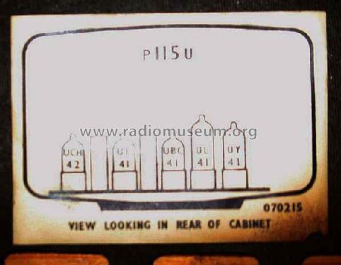 P115U; Pye Ltd., Radio (ID = 1578531) Radio