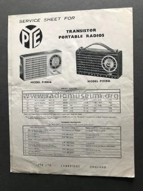 P190BQ; Pye Ltd., Radio (ID = 3122818) Radio