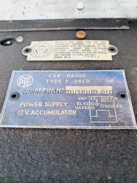 P24CR; Pye Ltd., Radio (ID = 2861403) Car Radio