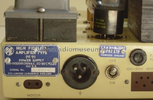 PF91; Pye Ltd., Radio (ID = 639096) Ampl/Mixer