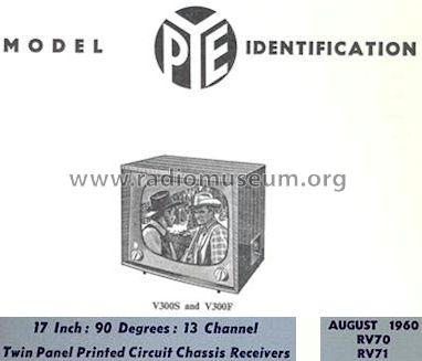 V300F; Pye Ltd., Radio (ID = 626100) Television
