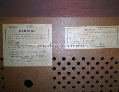 Carlsberg P520 Ch=240; Pye N.Z. Ltd.; Waihi (ID = 3012940) Radio