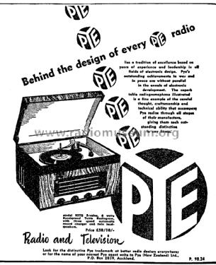 PZ95TG; Pye N.Z. Ltd.; Waihi (ID = 2845645) Radio