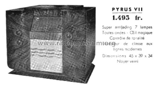 Pyrus VII ; Pyrus-Télémonde, Éts (ID = 1673861) Radio
