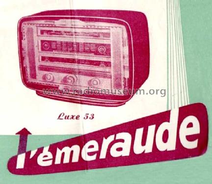 Télémonde Émeraude Luxe 53; Pyrus-Télémonde, Éts (ID = 2644732) Radio