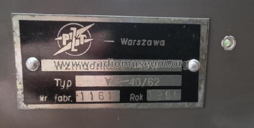 Ampli40 WR-40/62; PZT - Państwowe (ID = 2620100) Ampl/Mixer