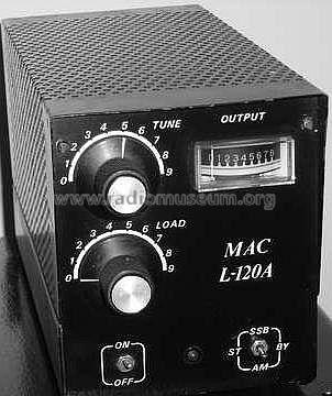 Linear Amplifier MAC 120 L-120A; Quantum Indústria de (ID = 1874404) Ampl. HF
