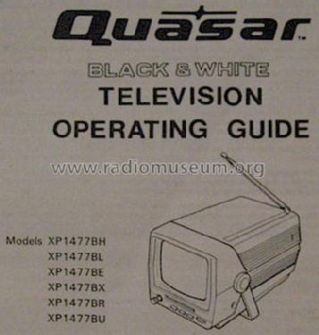 XP1477BE Ch= 5TS634; Quasar Company, (ID = 667162) TV Radio