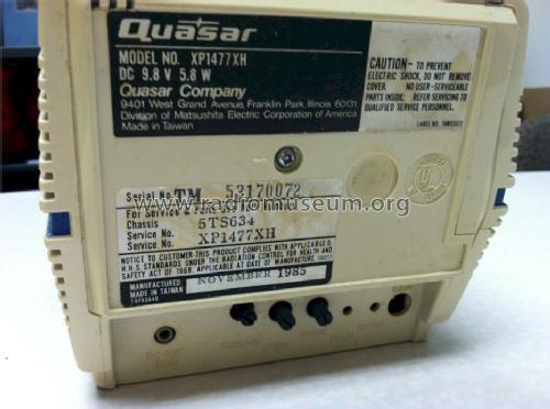 XP1477XH Ch= 5TS634; Quasar Company, (ID = 1467408) TV Radio