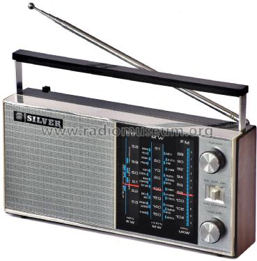 3 Band FM/MW/SW All Transistor Radio 10F255A; Silver Brand - Shin- (ID = 2343888) Radio