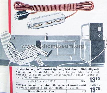 Kabelfernbedienung Best. Nr. 11822; QUELLE GmbH (ID = 821693) Misc