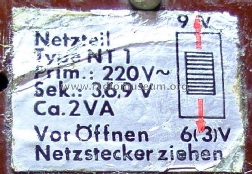 Netzadapter NT-1 Art.-Nr. 09210; QUELLE GmbH (ID = 1793197) Power-S