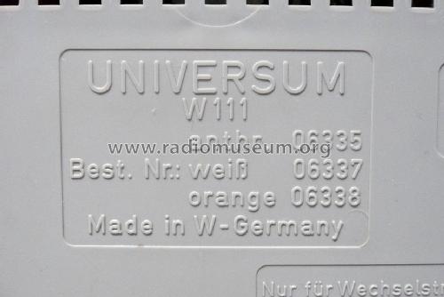 'Quelle/Universum-DKE' W111 ; QUELLE GmbH (ID = 1275412) Radio