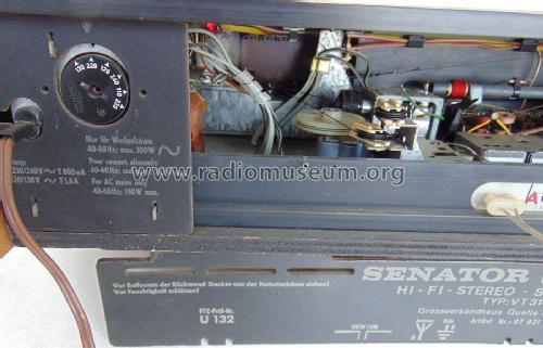 Senator Hifi-Stereo-Steuergerät VT 314 Best.Nr. 07021; QUELLE GmbH (ID = 2462695) Radio