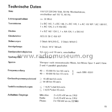 Senator Volltransistor Automatic Stereo Tonband TT492A- Bestell Nr.07625; QUELLE GmbH (ID = 1973315) Sonido-V